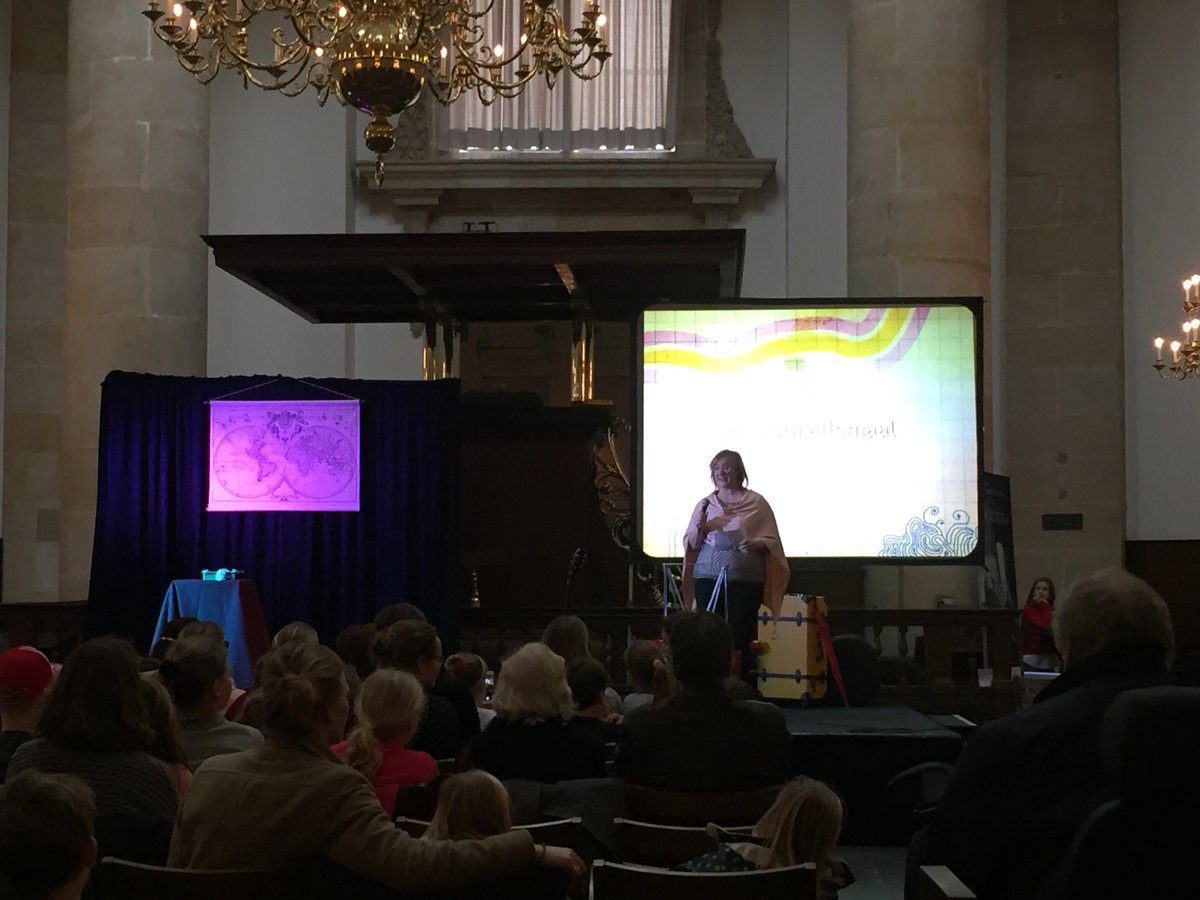 TondeGans's tweet photo. Marcel en Lydia Zimmer geven een kinderconcert @Mare_Kerk #Leiden https://t.co/Forxbc2KHQ