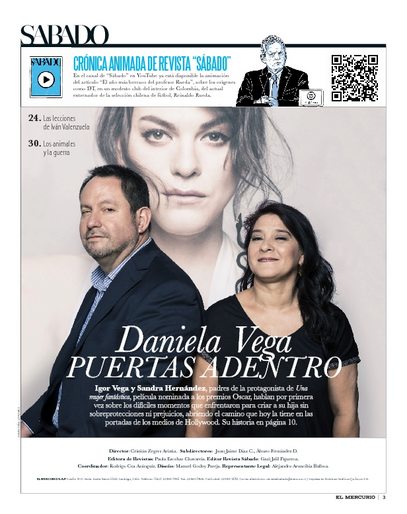 Movilh's tweet photo. La hermosa historia de Daniela Vega y de su padre y madre.  Gran familia. Una experiencia que alienta a muchas personas trans. https://t.co/JxoMvIIMv0 https://t.co/wOnS8NWJro