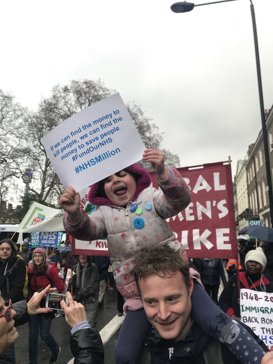 NHSMillion's tweet photo. The media don’t seem to want to cover the #FundOurNHS demo so we’re just going to have to do it ourselves.

Please RT if you know someone who is marching today https://t.co/zIhDoIonnq