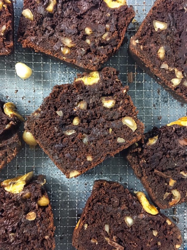 mintandohlala's tweet photo. Saftigstes Schokoladenbananenbrot mit gesalzenen Macadamia. Sogar fast gesund und vegan ;) https://t.co/VSgWn1J2nu https://t.co/mGNtmycPsB
