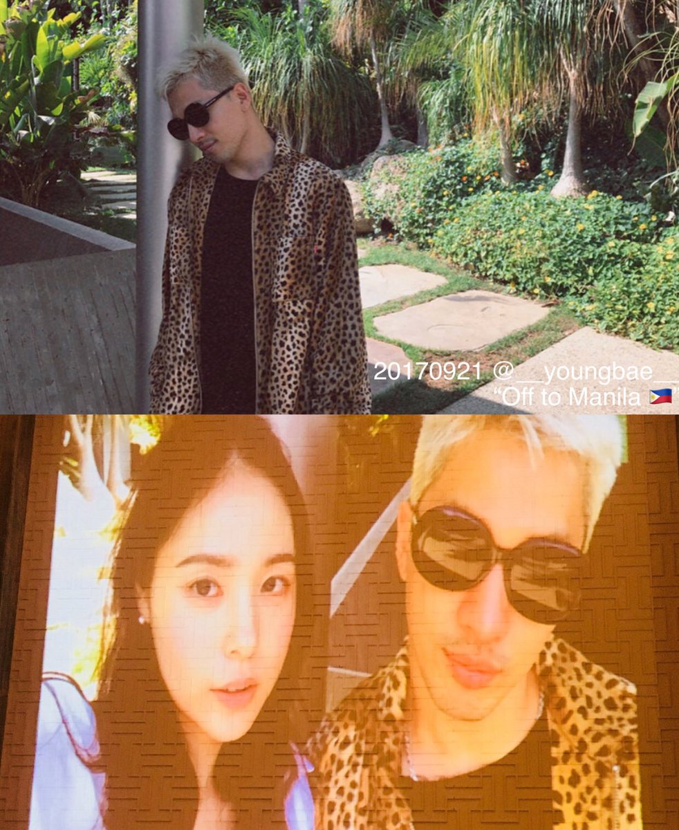 Youngbae and Hyorin behind the scene !!! So they were together but didn’t show their couple photos!!! Via crystal