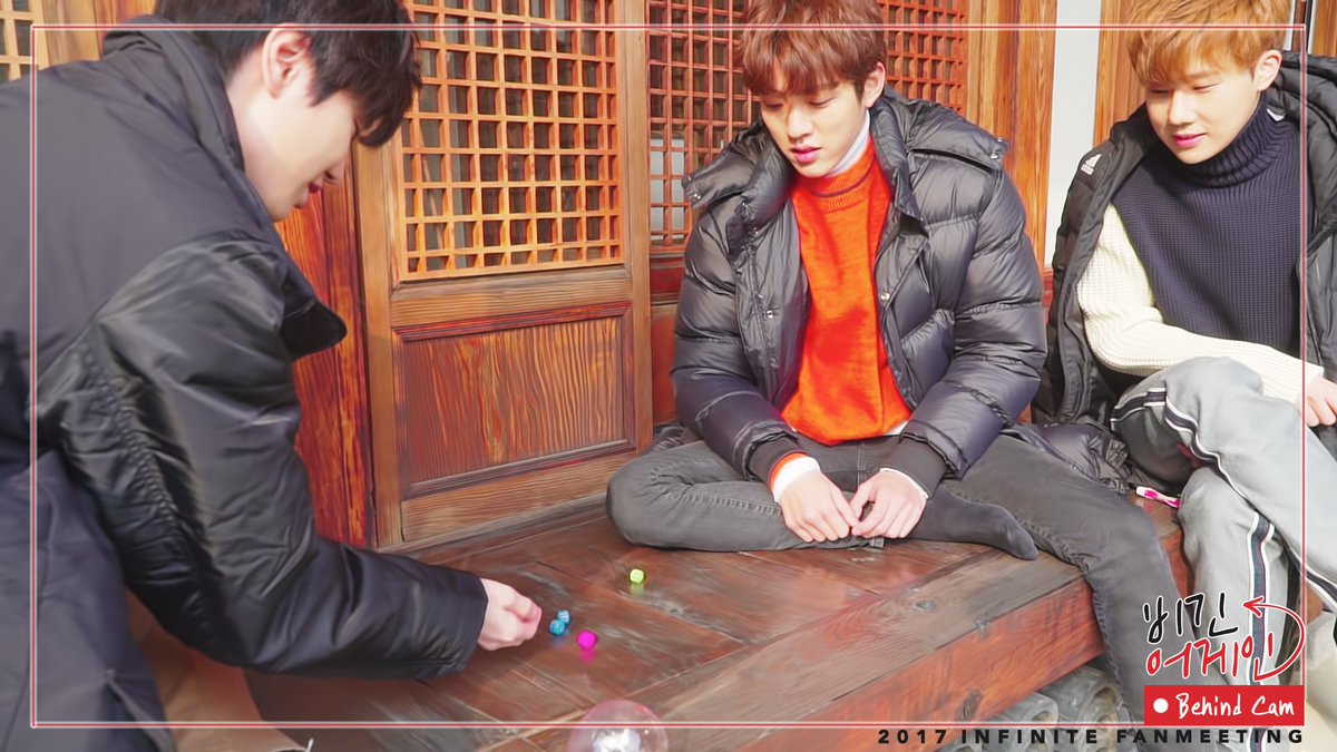 Official_IFNT's tweet photo. [#INFINITE] 오늘도 잠시 이모티콘 비하인드 쉬어가는 타임🕗 두둔! 그렇다면 오늘은 무엇이냐!🤔 바로바로 저번에 나오다 끊겨서 엄청난 원성을 자아냈던 비긴어게인 포스터 촬영 비하인드 영상 2탄 [이 구역의 공기왕은 나야]
 
#이_구역의_공기왕은_누규?
#내용이_궁금하다면_인피니트_채플_꼬고 https://t.co/59tvB4FQgb