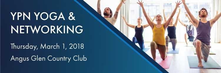 ow.ly/M90k30ibfFU Young Professional? Love yoga or just want to try it? Want to network? Join us at our first quarterly MBT YPN event Thursday March 1st <a href="/angusglen/">Angus Glen</a> gym <a href="/fofbootcamps/">Focused on Fitness</a>