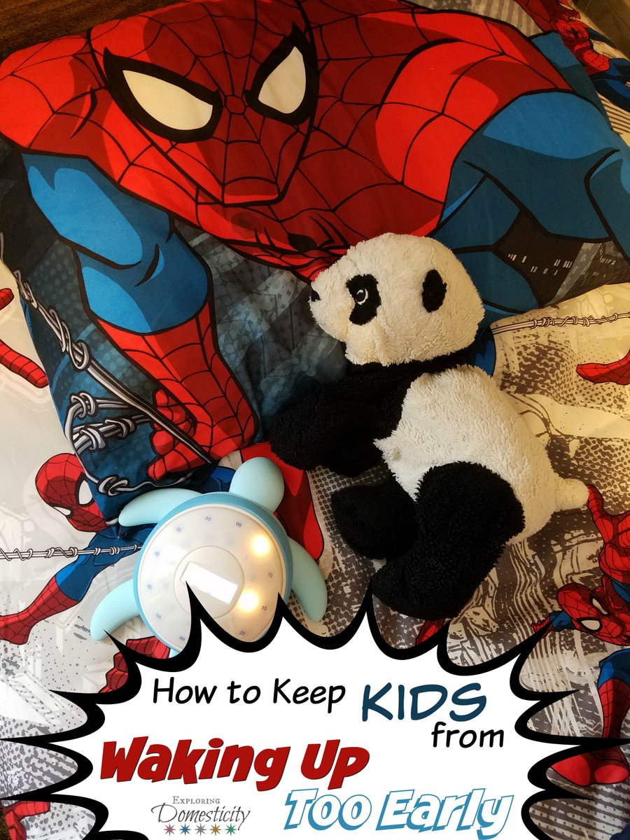ExpDomesticity's tweet photo. Who got woken up early even though it's the weekend? 🌞
We have tips for how to keep kids from waking up too early! 💫 https://t.co/f8ByTZARPU … 💫
Get yourself a little more sleep in the mornings, or some time for ☕️☕️☕️
#momlife #sleep #kids #ticktockturtle https://t.co/VDqOBcI3AU