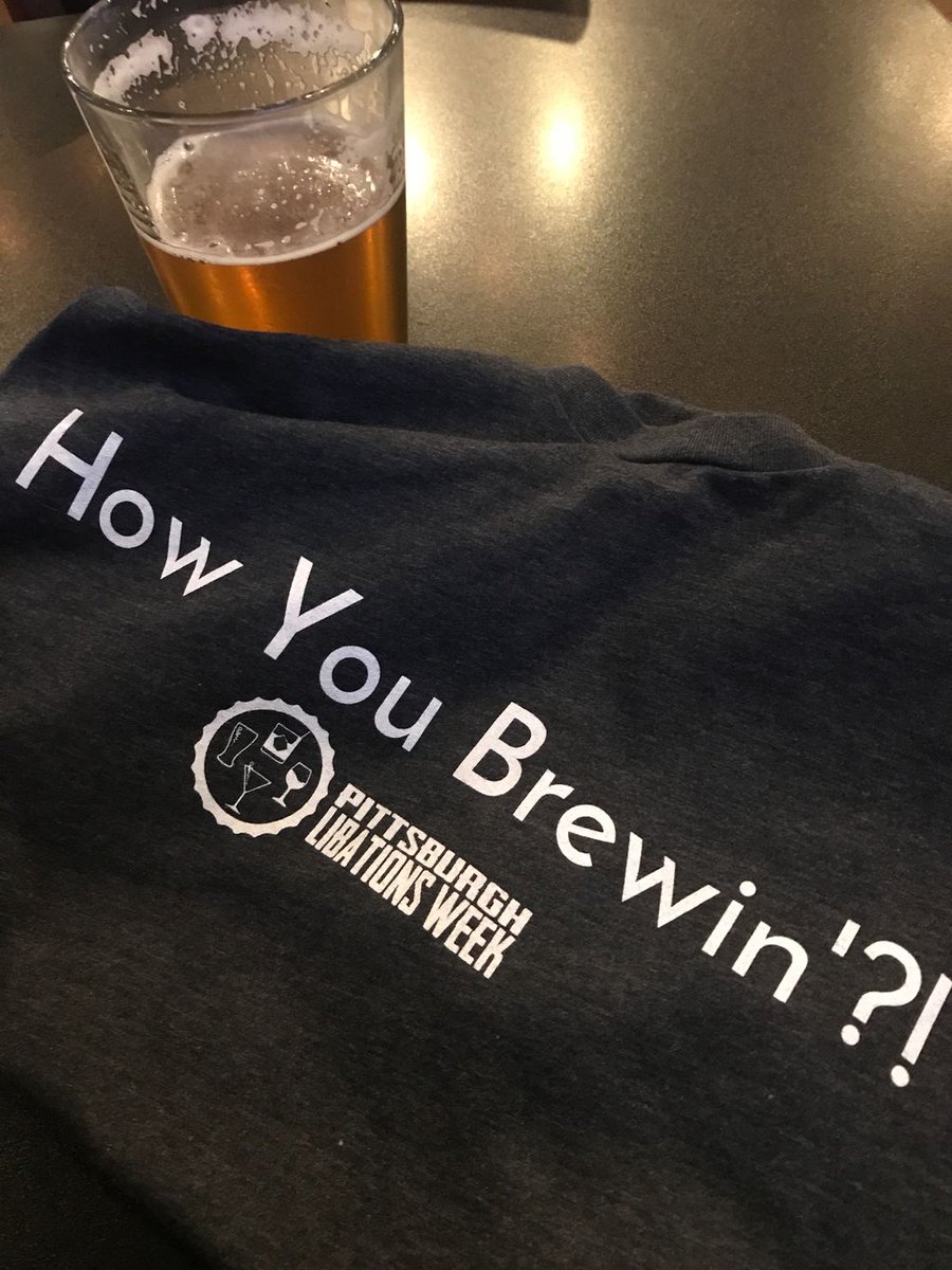 drinkburgh's tweet photo. Welcome our newest lane sponsor for The Dude Imbibes No-Tap Bowling Tournament, @PghShirtCo! They're the ones who printed our "How You Brewin'?!" shirts and they do a phenomenal job! #PLWimbibes https://t.co/ohdRHOdmFL