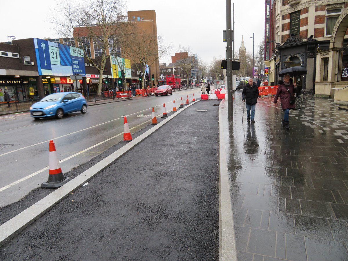 The new cycle tracks at Stratford are coming along nicely <a href="/StratfordTownC/">JB Riney</a>