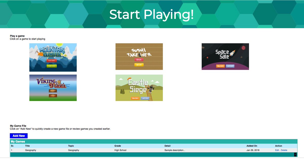 Take a look at the NEW and IMPROVED Blended Play! Users can now save and load games directly from a personalized platform and consult content shared from our community all over the world. #games #teachers #classroom #blendedlearning