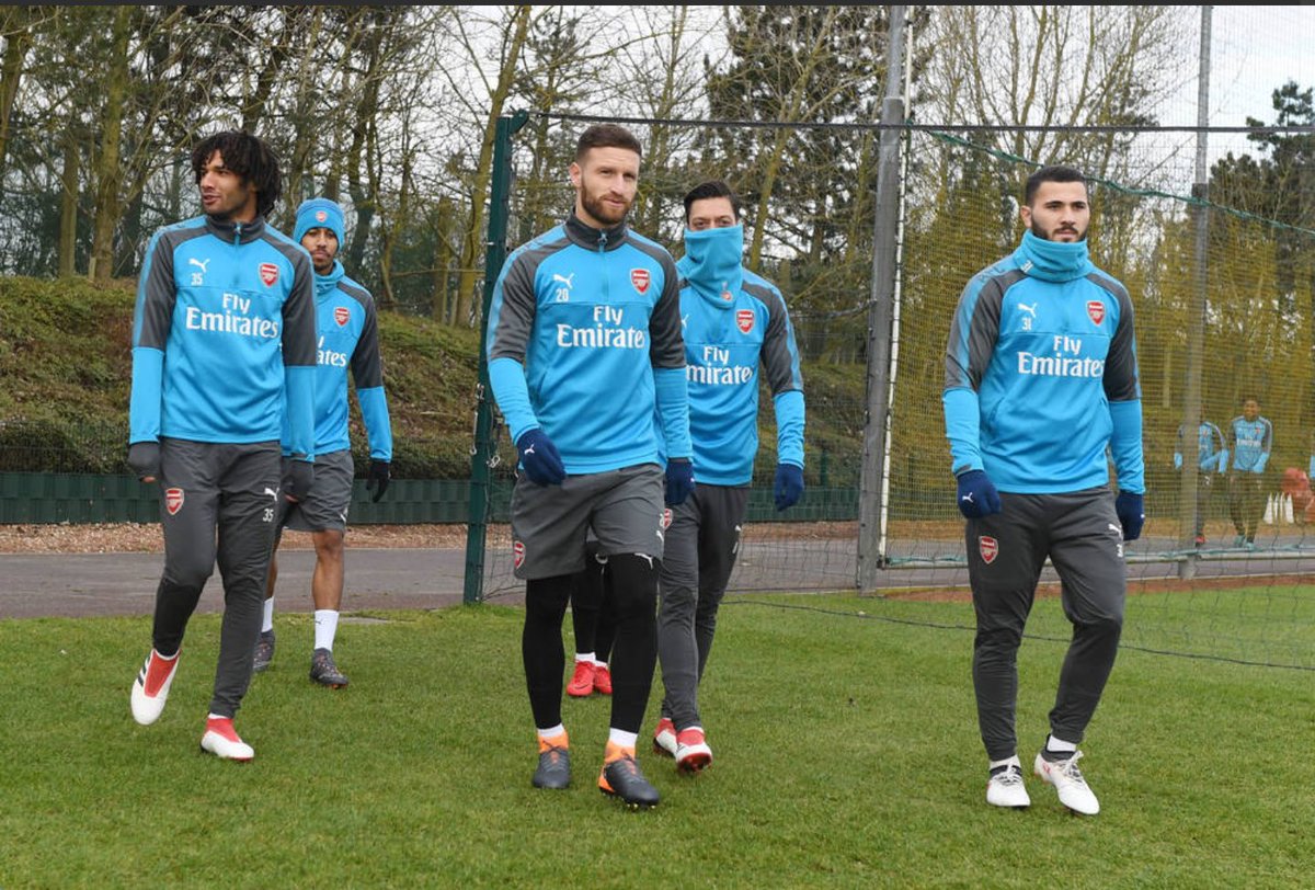 redactedgooner's tweet photo. Doesnt this look like  promo shot of a new Xmen movie 😁 ozil looks like chamber from generation x comic https://t.co/E30HdFEMHb