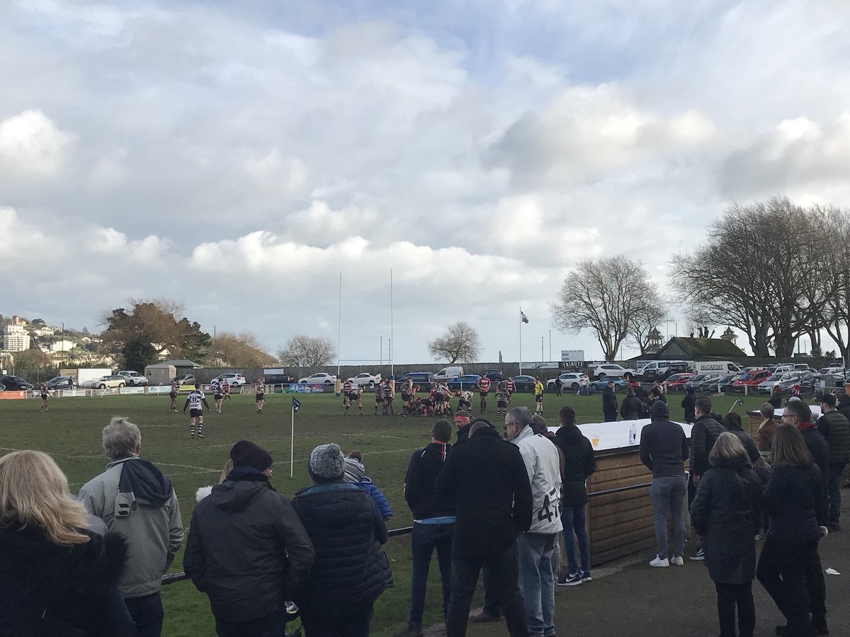 JamesSandersCD's tweet image. Great afternoon at the rugby, local derby between @TorquayRFC &amp;amp; @PaigntonRFC thank you @WBWSolicitors for the invitation @CharlesDarrowUK