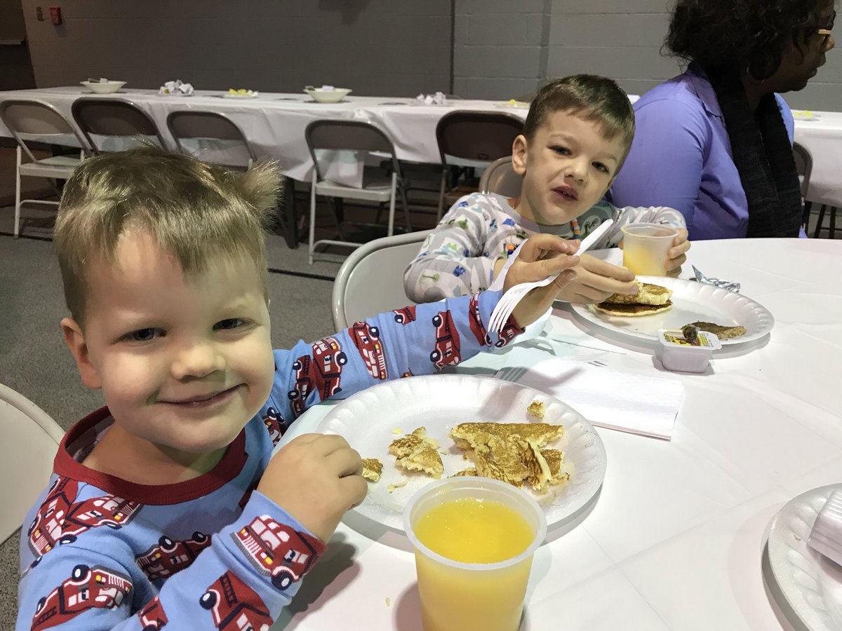 TiftForJudge's tweet photo. Madison Kiwanis Breakfast.  Both of these two went back for seconds. 😀 https://t.co/WqQwXL9c7m