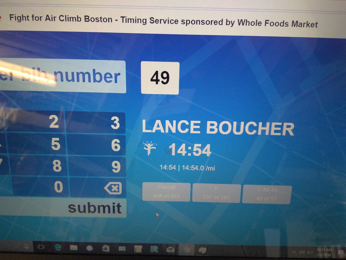 LBoucher77's tweet photo. I'm done but you're not.  Donate help me smash my fundraising goal for @LungNE #BostonClimb 

https://t.co/cGwdfw3dZc https://t.co/VBsBYZurPQ