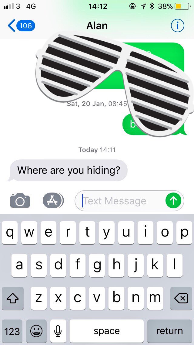 abbyccamp's tweet photo. one of the most ominous texts i’ve received to date https://t.co/TUQs0v4UGc