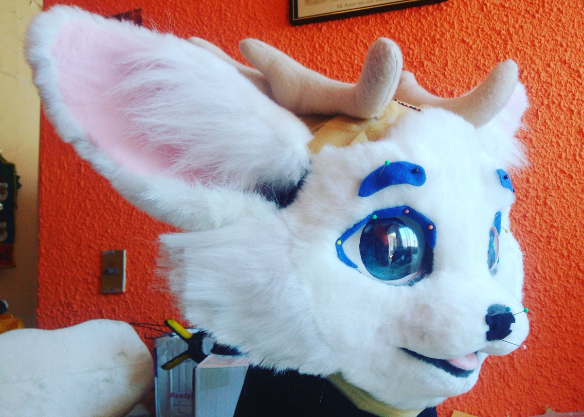 DynamiCatStudio's tweet photo. #wip #Fursuit #deer #deer_fursuit #kemono #dynamicats #dualcatsstudio https://t.co/aJYxxn7ULo