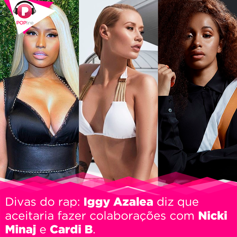Imagina o poder de uma parceria de <a href="/IGGYAZALEA/">IGGY AZALEA</a>, <a href="/NICKIMINAJ/">Nicki Minaj</a> e <a href="/iamcardib/">Cardi B</a>? :O Saiba mais: goo.gl/2oKT6N