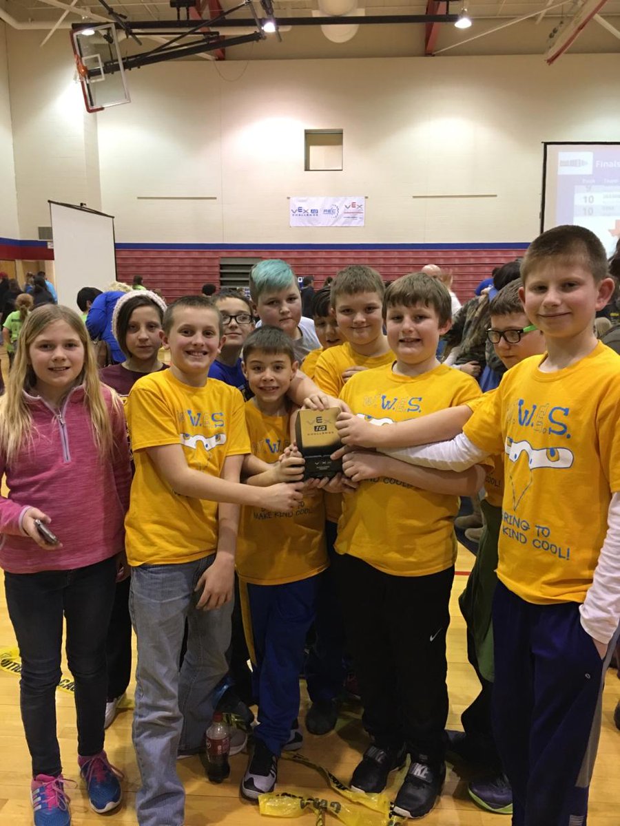 One of our teams won the Excellence award and will be competing in the State robitics meet! #wweagles