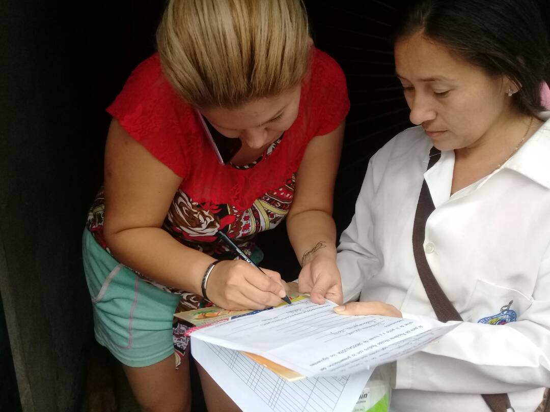 Comunidades de Ocumare y Andres Bello visitados casa a casa por Somos Venezuela y el despliegue de 0800saludya. Avanzando a la victoria...