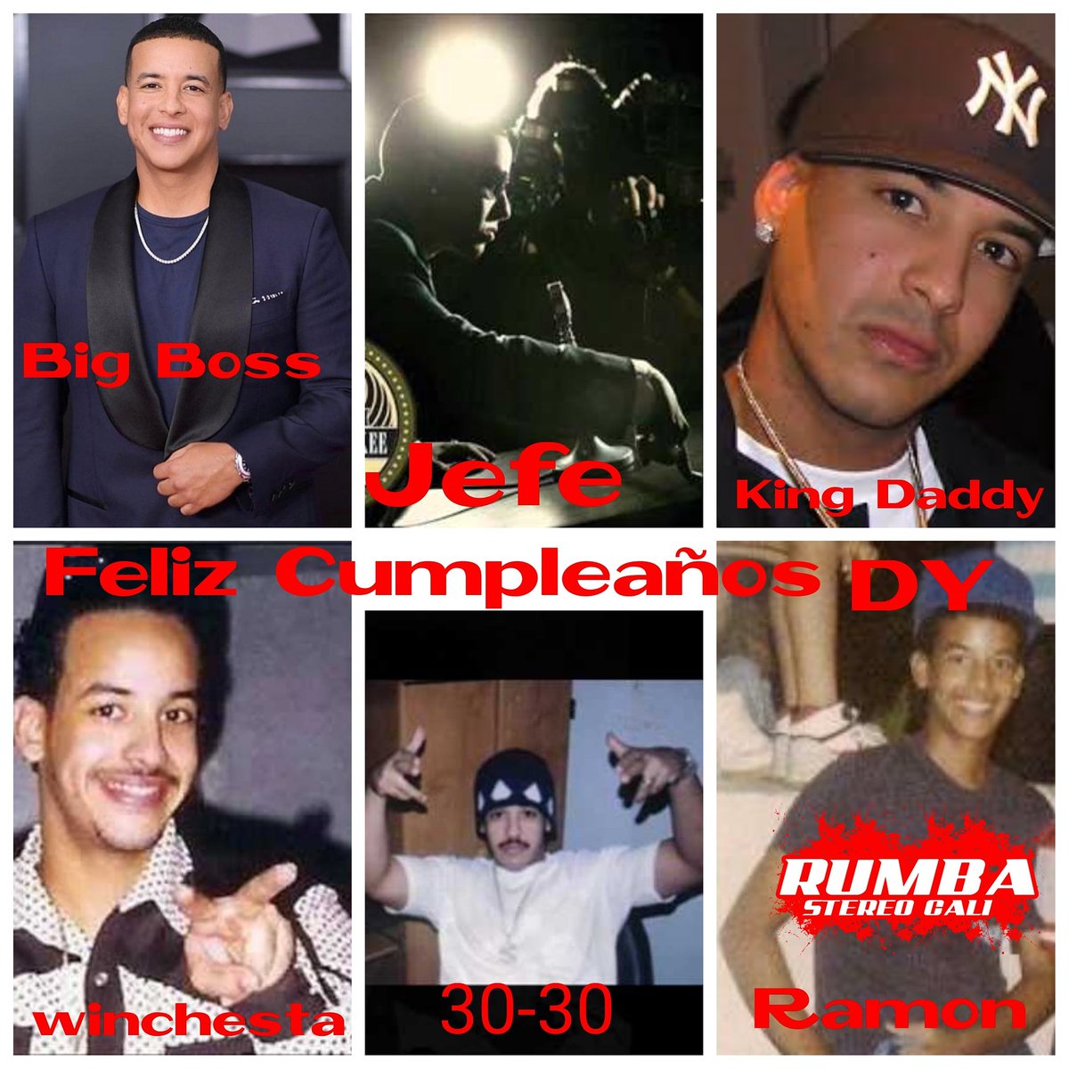 Rumba980's tweet photo. Hoy a las 4 pm escucha 1 hora con las 10 mejores canciones de todos los tiempos del #Jefe @daddyyankee Feliz cumpleaños #MaximoExponente #TheBigBoss con @DjCarlosPrieto https://t.co/aoitQsgi9B