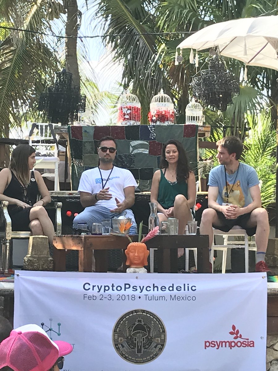 .<a href="/AmeerRosic/">Ameer Rosic</a> of <a href="/Blockgks/">Blockgeeks</a> in tulum doing what he does best...educating the world about Blockchain technology