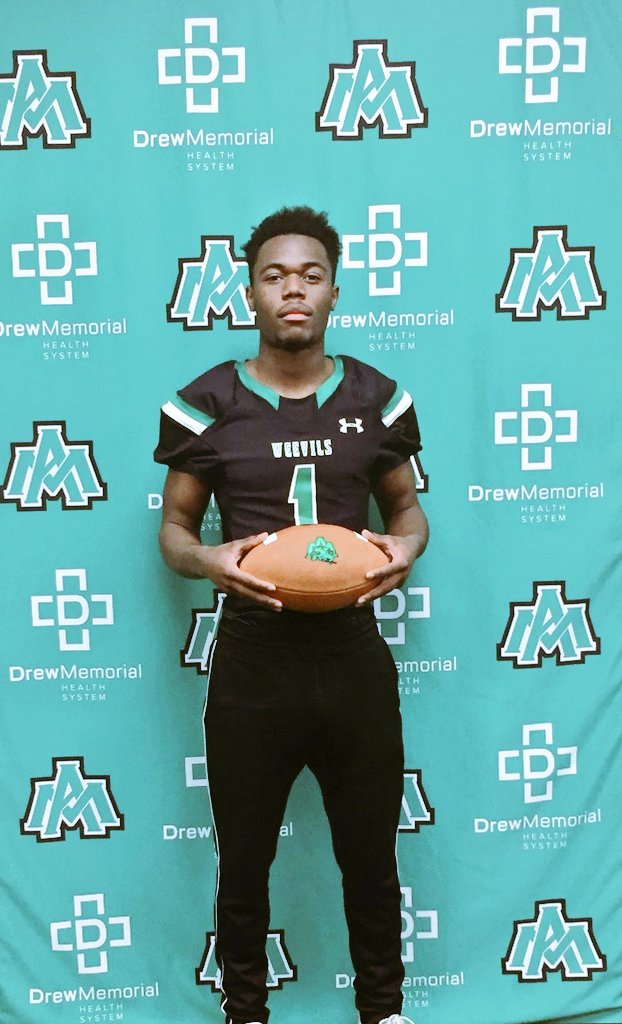 FalconNation01's tweet photo. Senior WR Lacedric Smith
 Official Visit UAM https://t.co/fYHxk1h5Dq