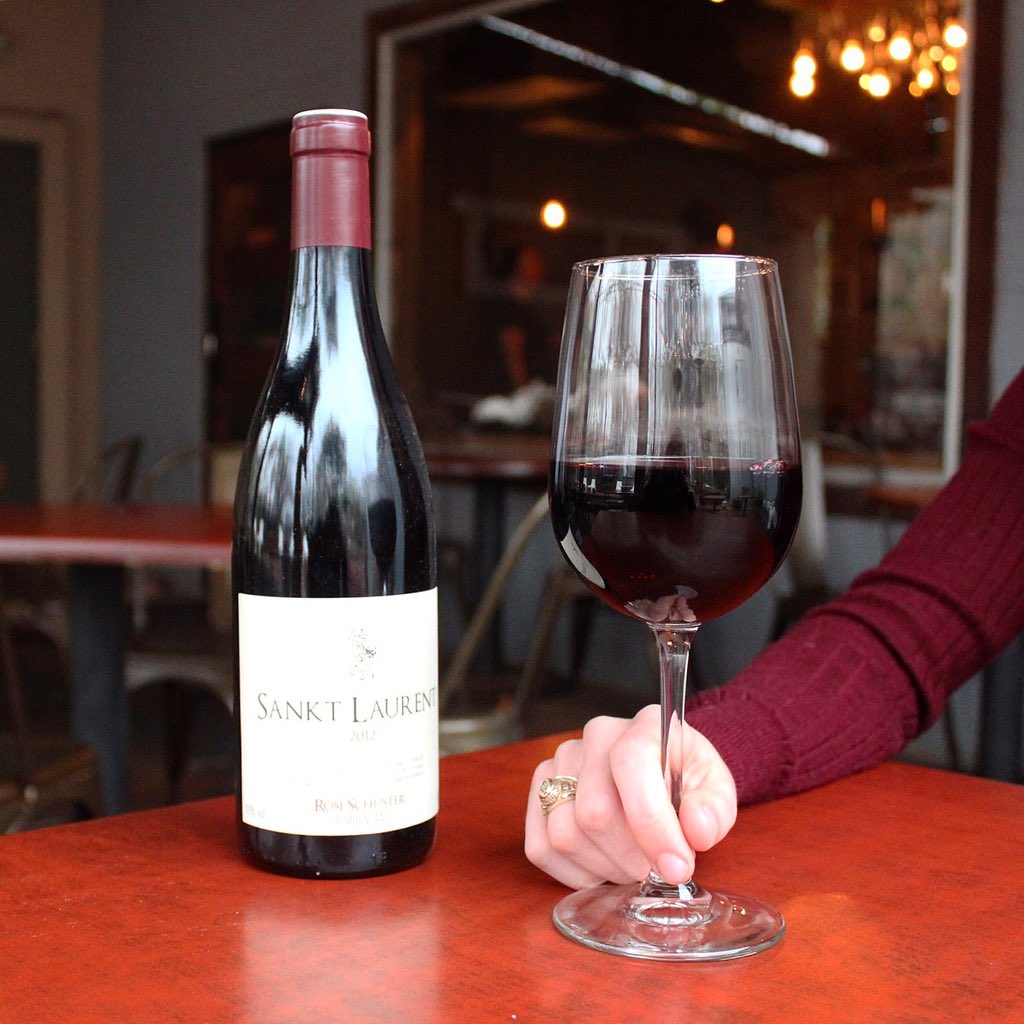 A little red wine to brighten your day. ⛅️ #SaturdayVibes