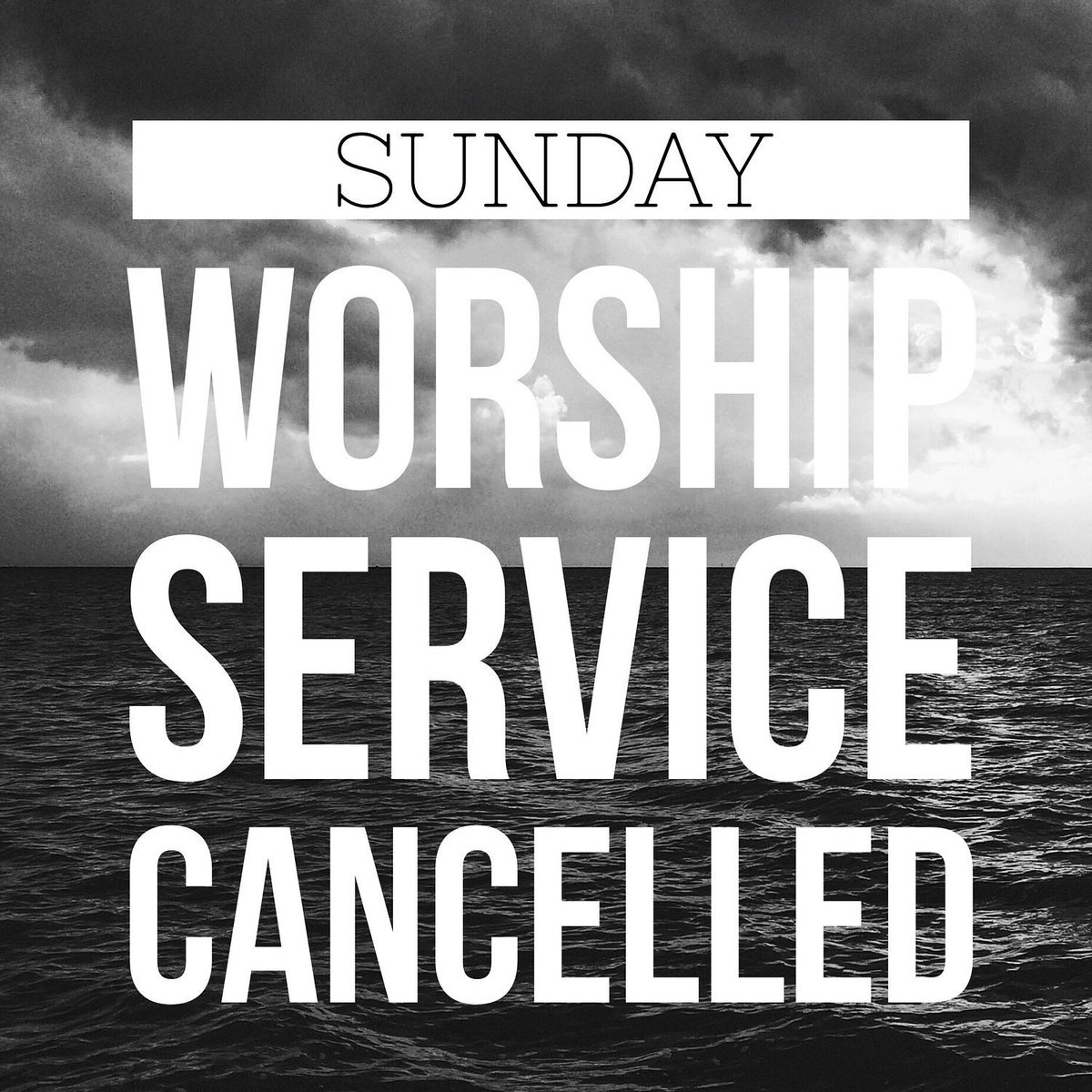 ZCLighthouse's tweet image. Service cancelled this Sunday. Pastor has the flu. Enjoy your evening with your family.