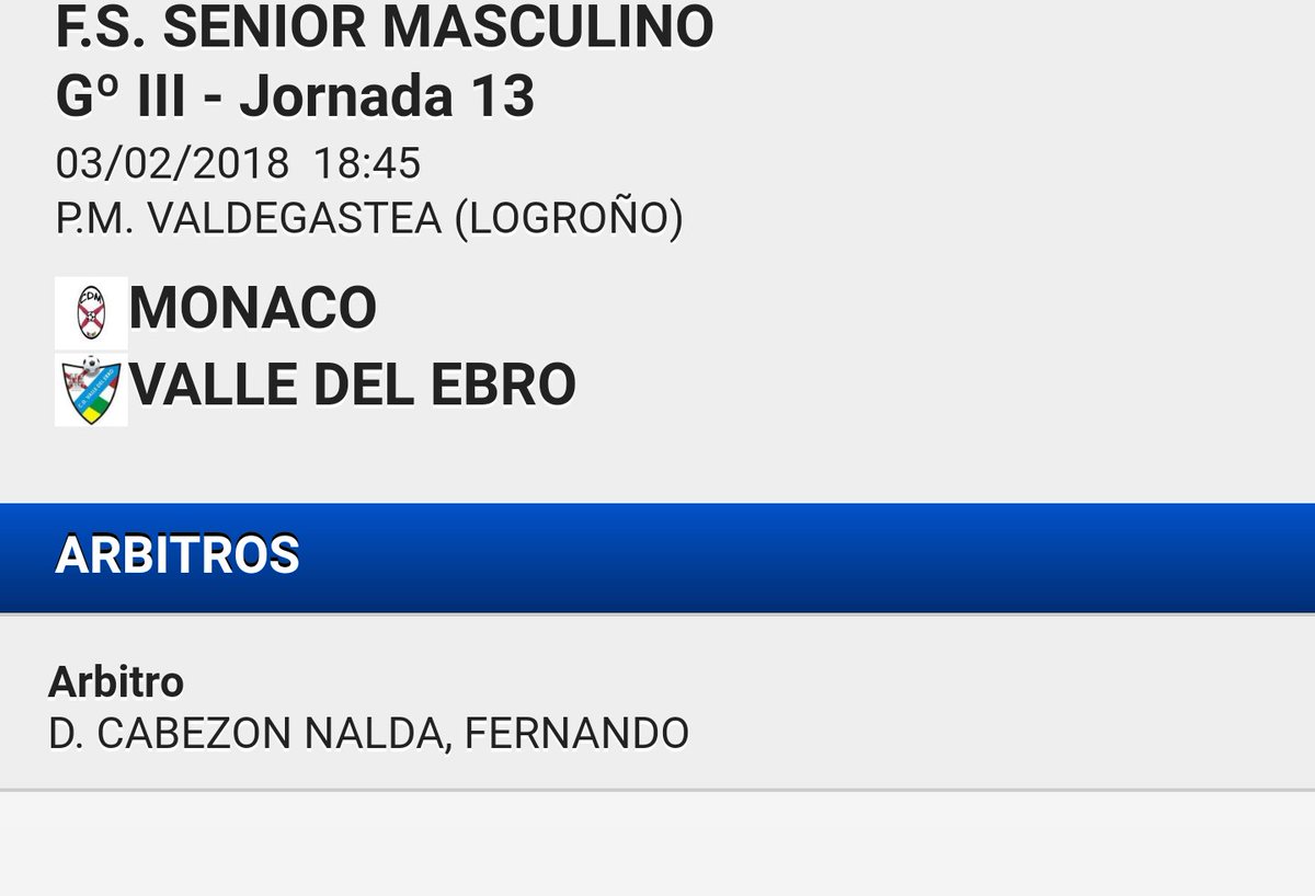 Y esto tenemos para esta tarde. Sólo nos vale la victoria para no depender de terceros. Suerte a los equipo. #vamosCDM. #somoscdmonaco