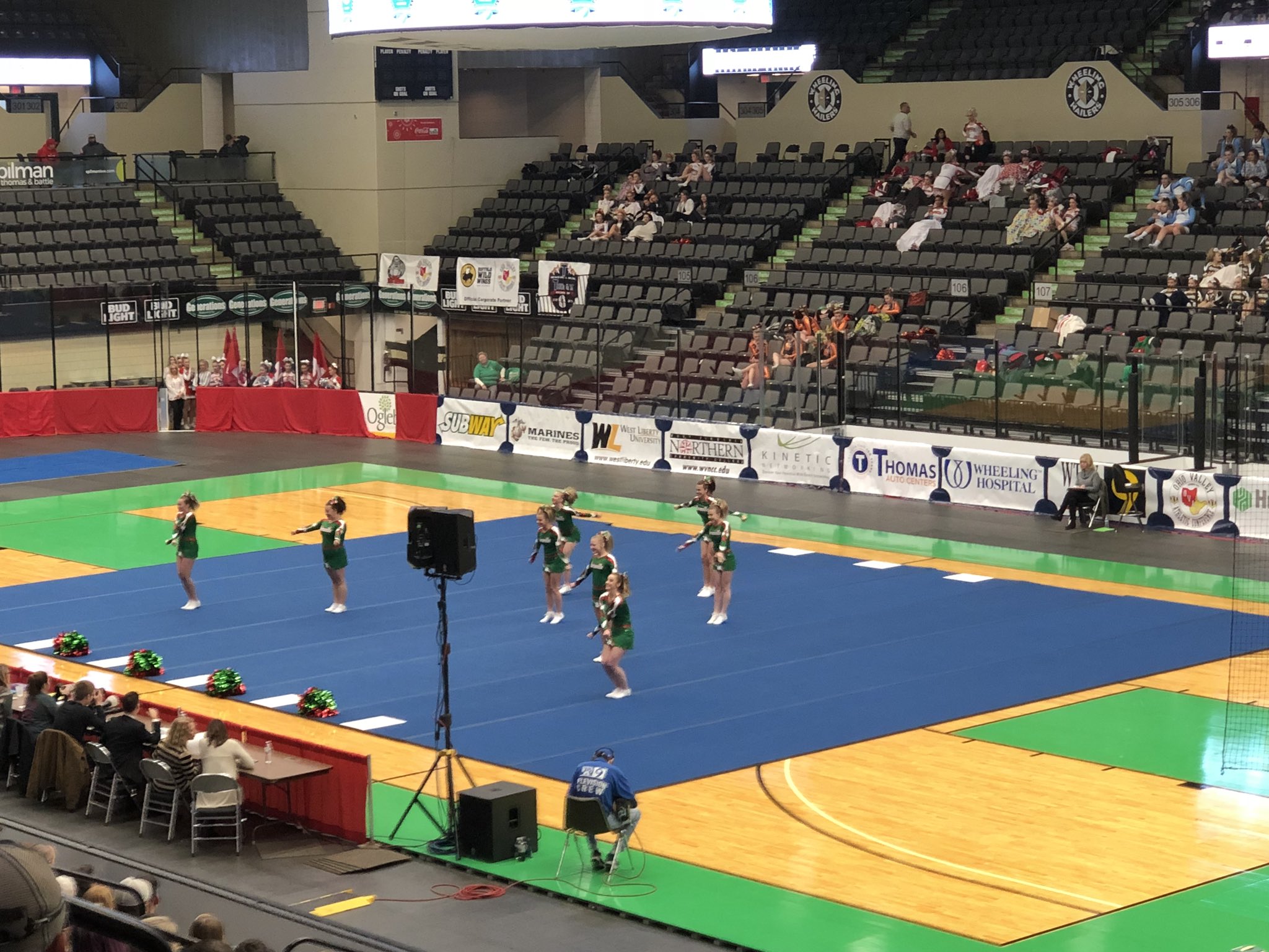 Barnesville HS on Twitter "Great routine by the Shamrock Cheerleaders