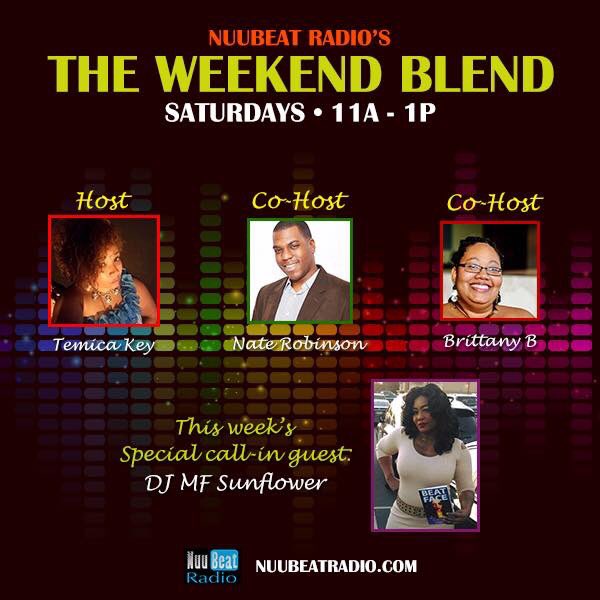 WeekendBlend's tweet photo. Tune in now to catch The Weekend Blend! We're speaking with @SUNFLOWERTHEDJ about her new book Beat Face-The Story of Surviving My Abuser and Myself. https://t.co/BTXusmP4q8 https://t.co/RTvJ4oRuMM