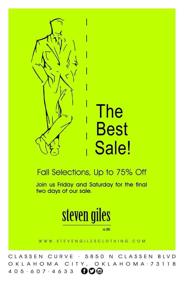 Shop today! #InTheCurve #GilesStyle #Sale