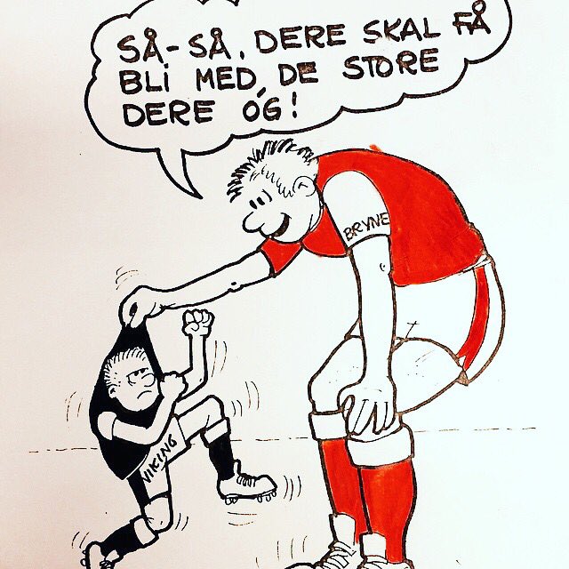 GFalkum's tweet image. Bryne rundspiller V..king og vinner enkelt 3-0. Kanskje de burde bytte divisjon? Selv om Bryne brukte juniorer på banen så var dette lekende enkelt...