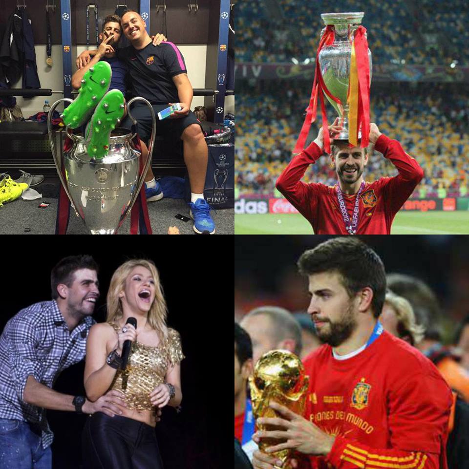 Happy birthday to Gerard Pique! Which trophy do you think he celebrates the most? 