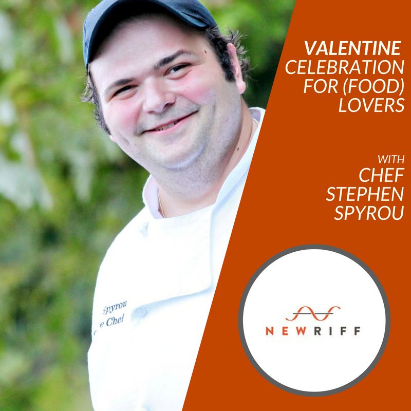 NewRiff_Events's tweet photo. It’s said that food is symbolic of love when words are inadequate — and now you can express yourself deliciously without saying a word at our “Valentine Celebration for (Food) Lovers” next Saturday, 2/10 from 7–9:30pm. See the menu and get tickets: https://t.co/M4BBzk1DYr https://t.co/B2uXuYn28F