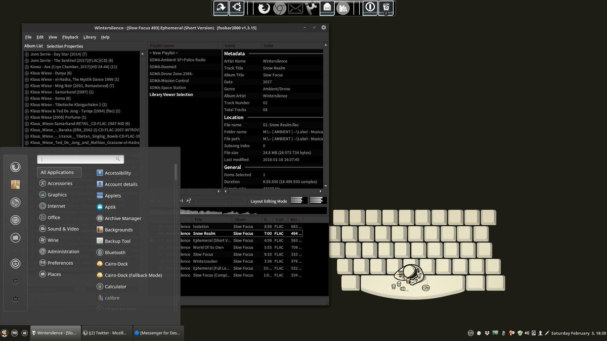 dustman_84's tweet image. kicsit rákattantam erre a grafit szürke színre :D #lessismore #linuxmint #linuxporn