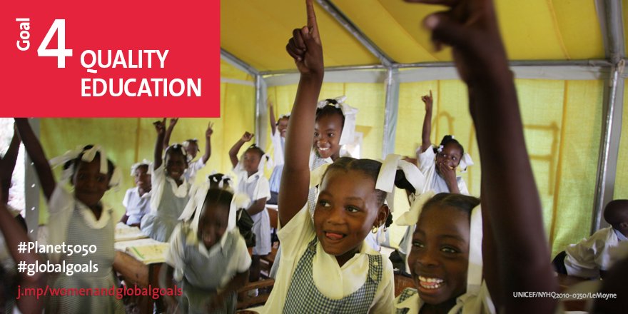 UN_Women's tweet photo. Every girl has the right to choose &amp; shape her own future. 

Let's invest in girls to help them build better lives &amp; create a more peaceful &amp; prosperous 🌍 for ALL. https://t.co/BJh7eZWnJe