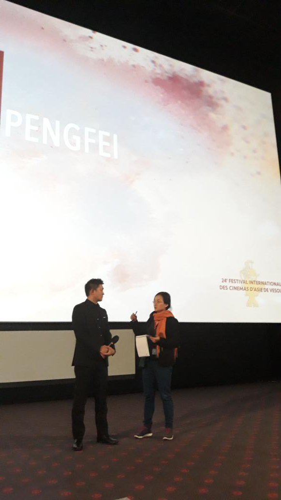 fredambroisine's tweet photo. Q&amp;A avec le réalisateur chinois #Pengfei suite à la projection de son superbe 2nd film #TheTasteOfFlower #FICA2018  @FICAVesoul https://t.co/VbCfk7j1wr