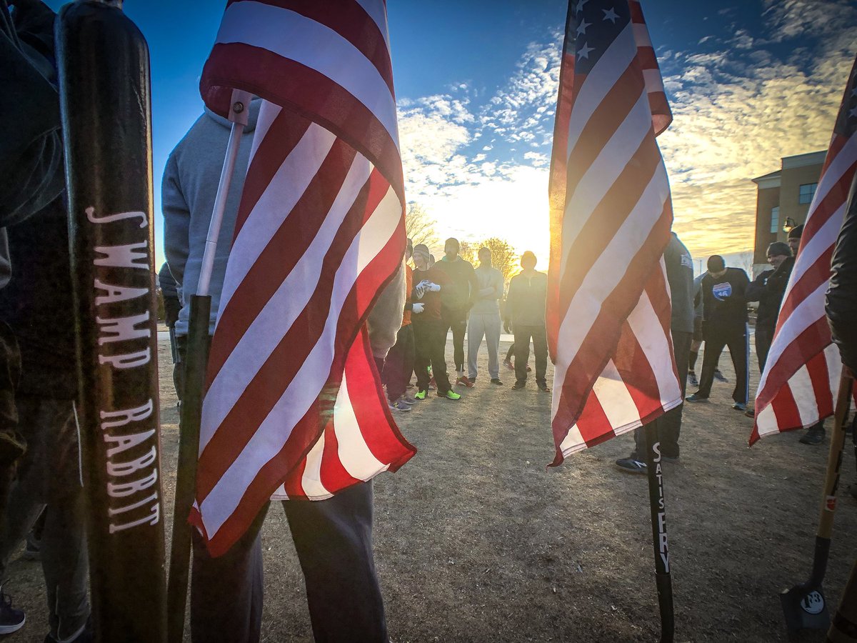 70 men strong at the <a href="/F3SwampRabbit/">F3 Swamp Rabbit</a> 5 yr anniversary convergence this morning at Legacy Park!  We all got a good beat down but always a great time getting together as a big group!  #F3 #FitnessFaithFellowship