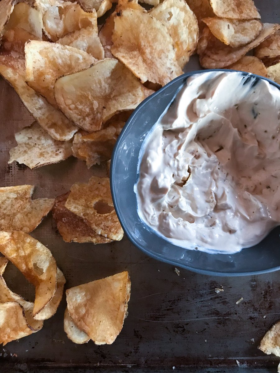 kitchentoke's tweet photo. Who’s #notdone taste testing for the #SuperBowl ? #cookingwithcannabis #chipsanddip #infuseit https://t.co/XPPo0yJz5o