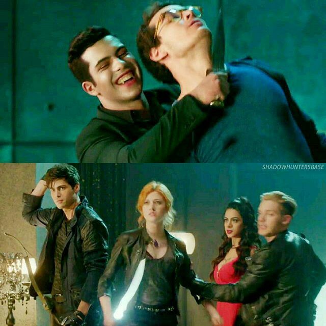 "Is it just me or is everytime alec goes to battle he poses all sexy?" 

<a href="/CurlsOfRedhead/">Clarissa</a> <a href="/RunesAndEgo/">Jace Duckboy Wayland (RP)</a> @IzShadowHunter @SybariticVexer 
@KindaNerdHotSL