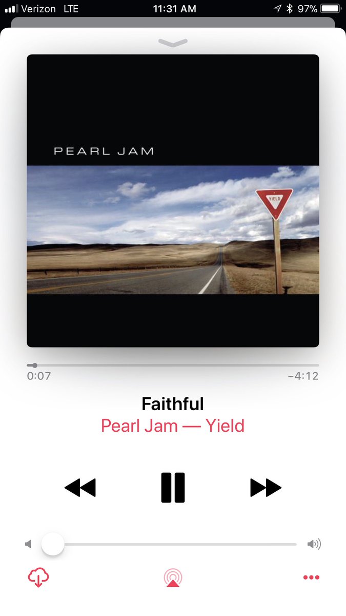 ChrisBuchinger's tweet photo. Happy 20th anniversary to the release of arguably the greatest @PearlJam studio album, #Yield. #faithfull #Yield20 https://t.co/VONh30XRQp