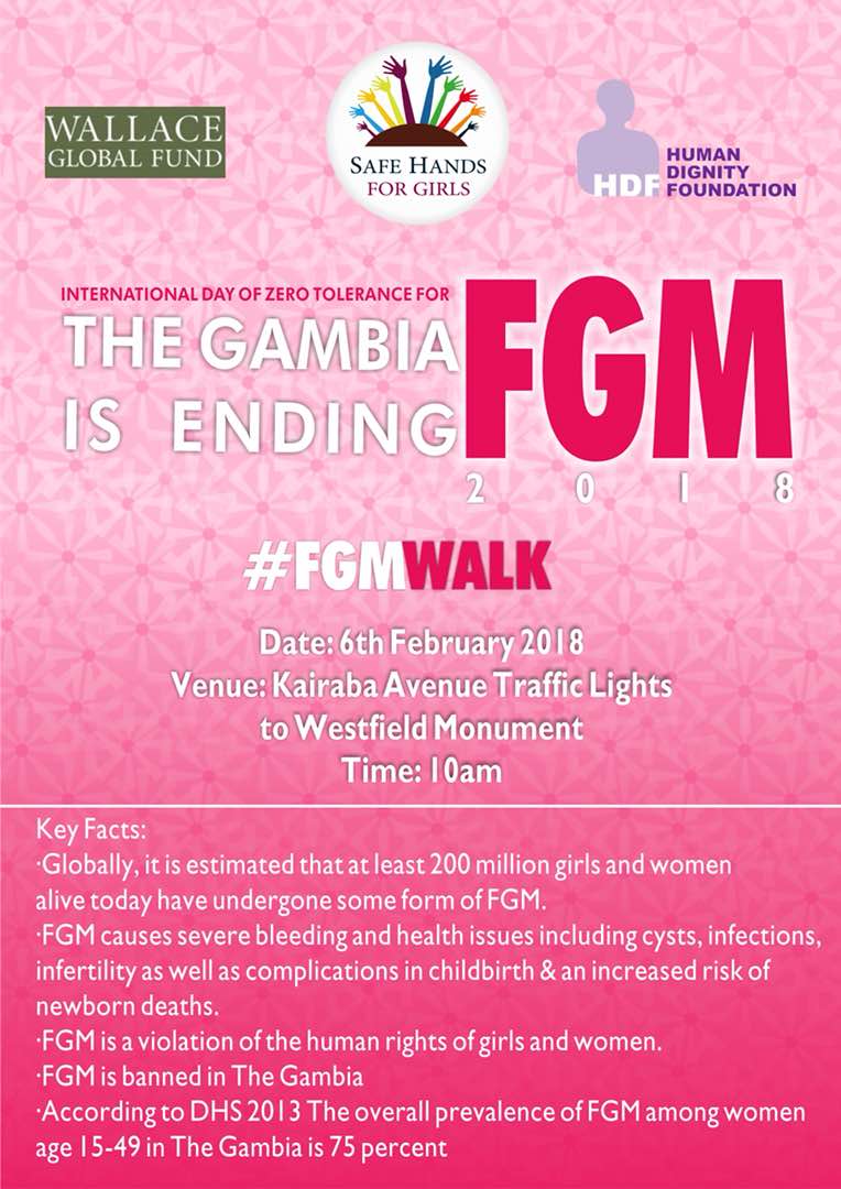 More than 200 million women and girls alive have undergone the practice of FGM. Every year, about 3 million girls run the risk of being mutilated. We owe it to these girls to protect and safeguard their fundamental human rights. Let's #EndFGM #FGMWalk