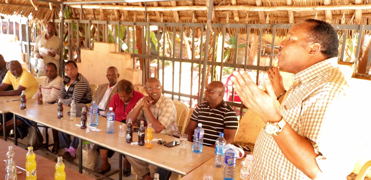 I also met officials from Jamofasta,who represent residents of Jamhuri,Ofafa and Starehe estates in Thika. We discussed issues touching on their welfare.