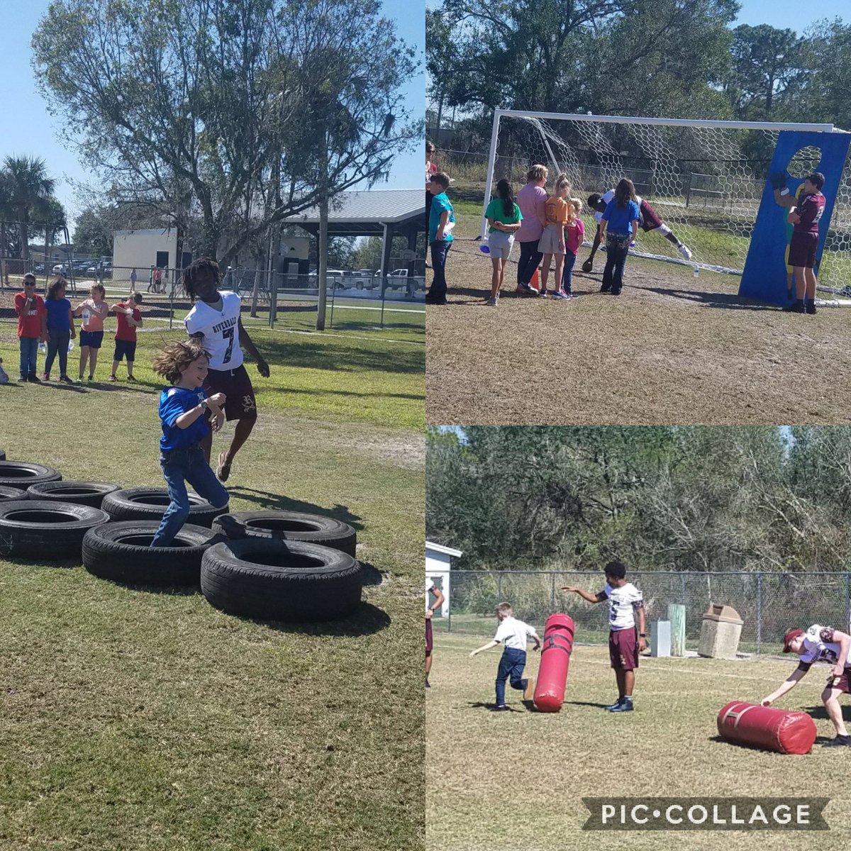 Congratulations to our 3rd graders for mastering their #multiplication facts and participating in our Buccaneer Bowl!  Thank you Riverdale football team for making this a fun event. @RiverdaleReads #math #LoveLeeSchools