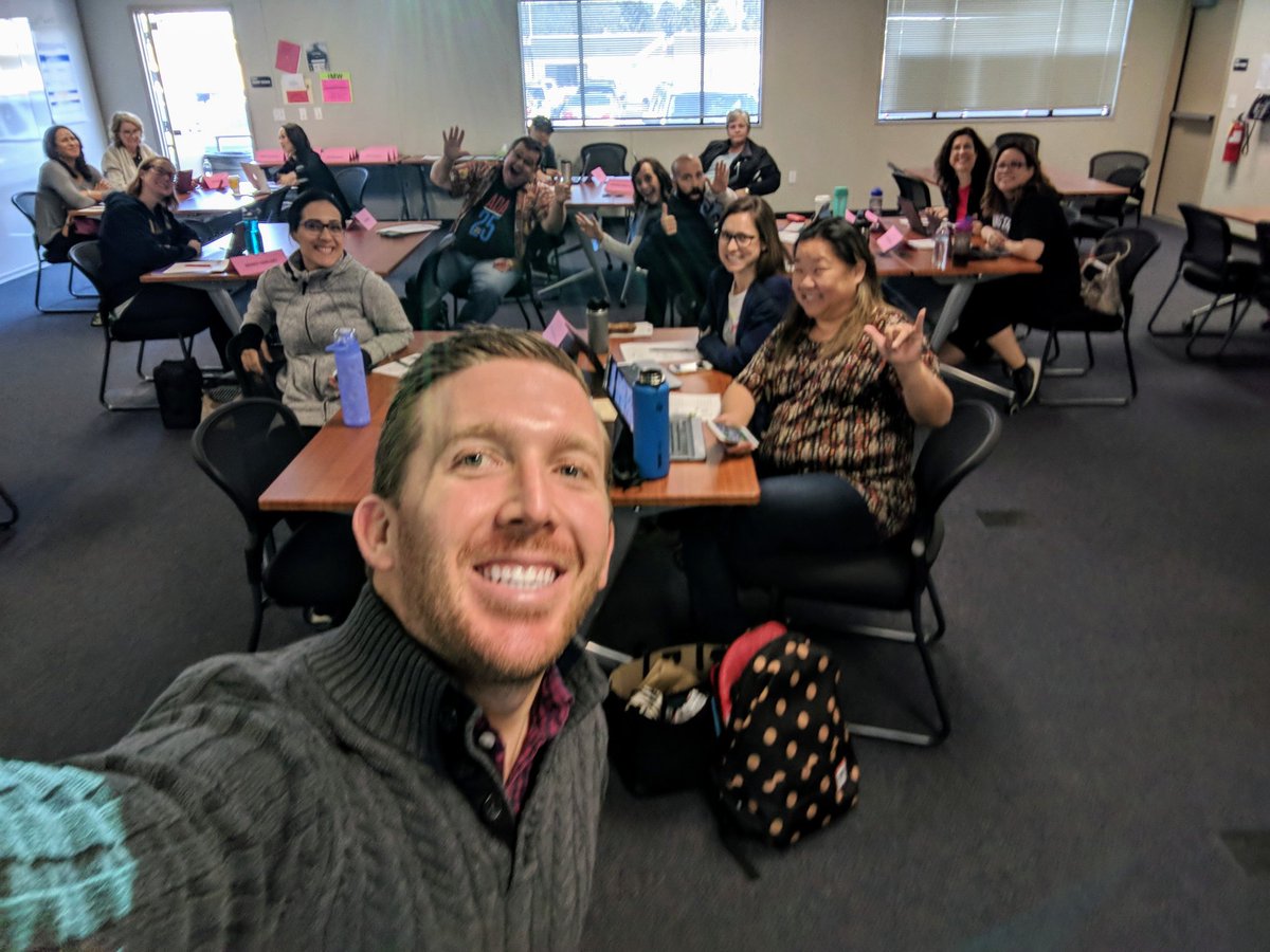 MrSteinhauser's tweet photo. Amazing educators getting their social media game on! #LBTechSummit18 #proudtobeLBUSD https://t.co/0Ds00XVj0x