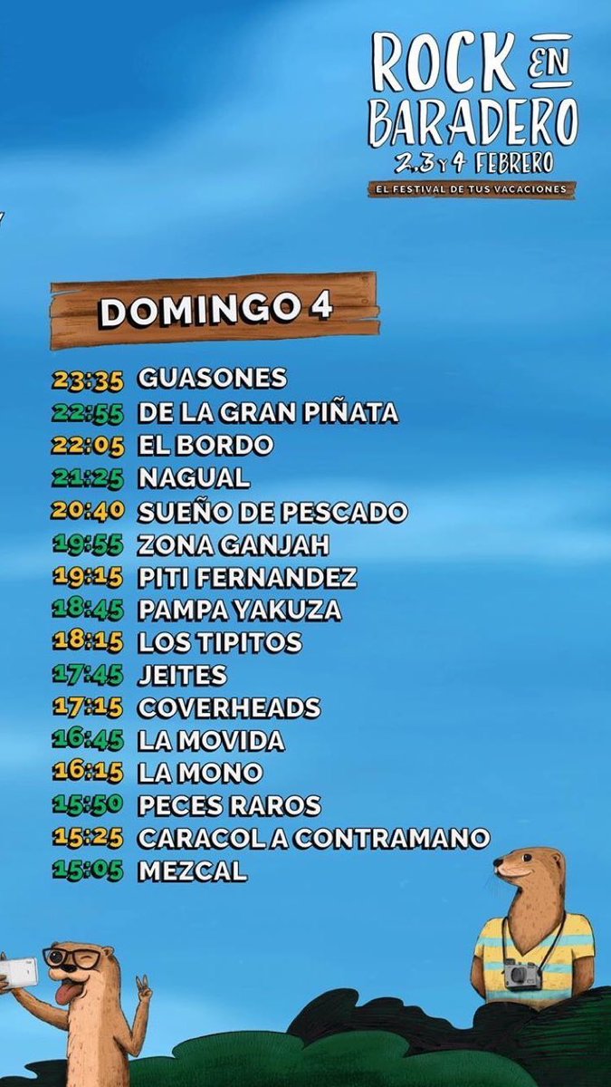 cacontramano's tweet photo. Mañana suena Caracol en el @RockEnBaradero 🎉 https://t.co/Q26RN4dJ24