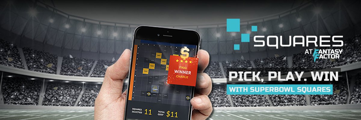 FA_Rams's tweet photo. Super Bowl SQUARES are back at @FantasyFactor Last year we gave away over $1000. This year we will be giving away over $2500 in CASH and PRIZES during the #NFL #SuperBowl - Playing SQUARES is FREE! For more information, visit https://t.co/RWgnIqDcG9 https://t.co/OvdVUDZ3U6