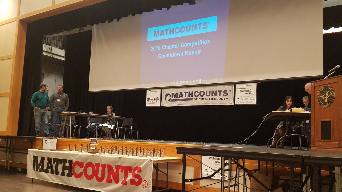 CCPAMATHCOUNTS's tweet photo. Time for the Count Down Round!  @MATHCOUNTS #stem #chestercounty #mathcounts https://t.co/wjyKs4V1KX