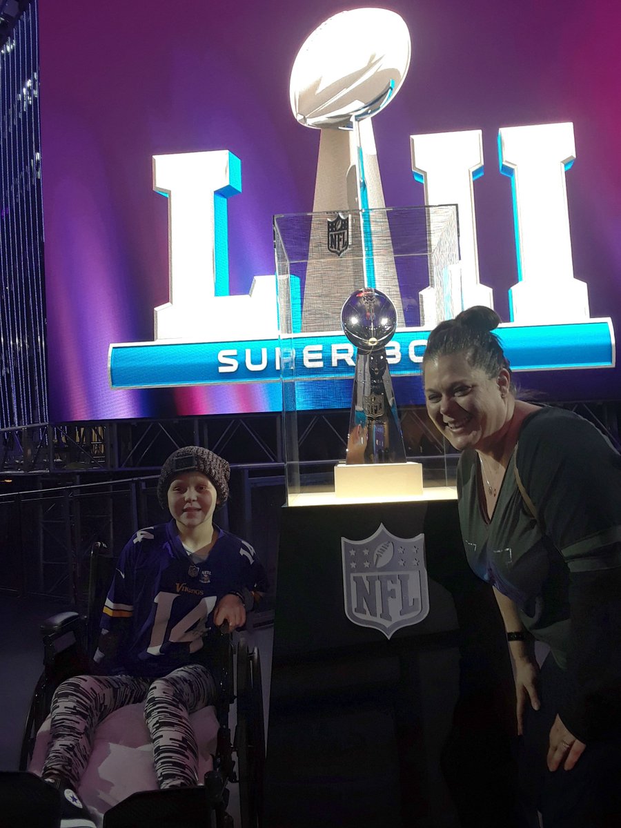 hopeonwheels's tweet photo. "I am enjoying the Super Bowl Experience at the convention center in Minneapolis. Getting this close to the Lombardy Trophy is super cool!"

- Peyton https://t.co/0sBcwivGcc