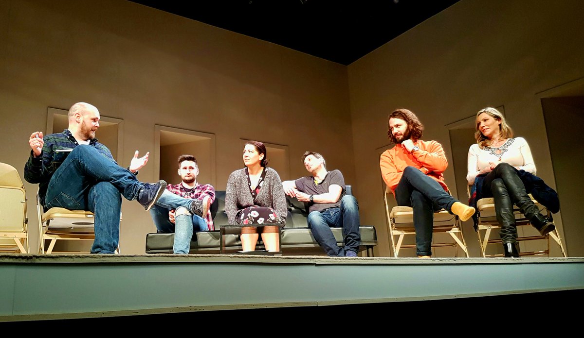 A fantastic Q&amp;A session with the <a href="/CompanyAberdeen/">Company Aberdeen</a> cast and Director today (apologies for the cheeky photo...)