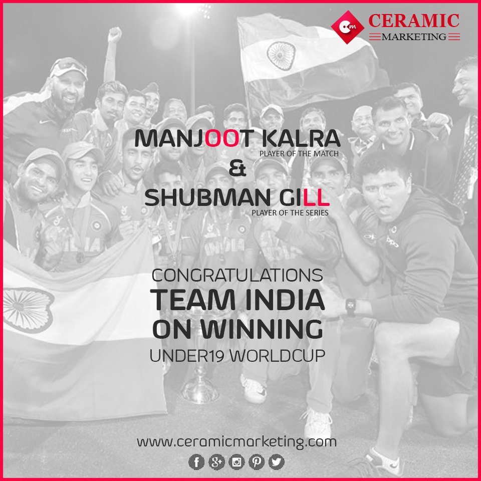 smohub_in's tweet photo. Congratulations team India
Ceramic Marketing
#ceramicmarketing #ceramicdirectory #tilesmanufacturing #tilesDeales #suppliers https://t.co/L0CeHmaH3U