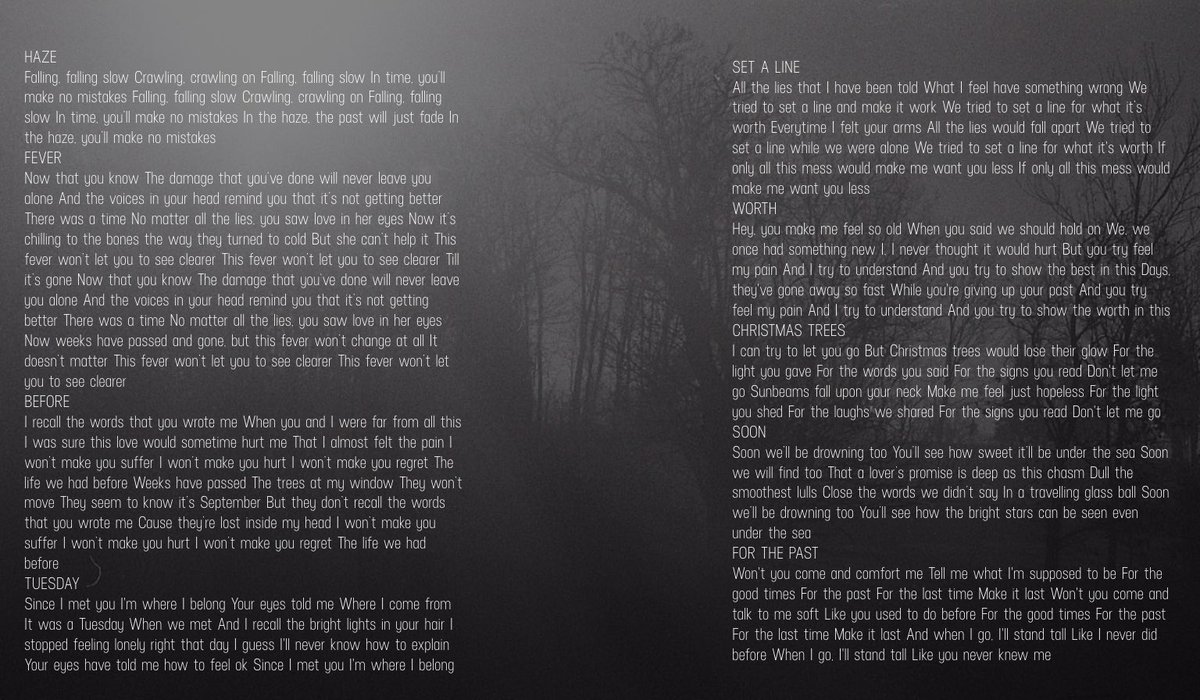 ObreeMusic's tweet photo. Lyrics. #haze https://t.co/NemThLIJMH